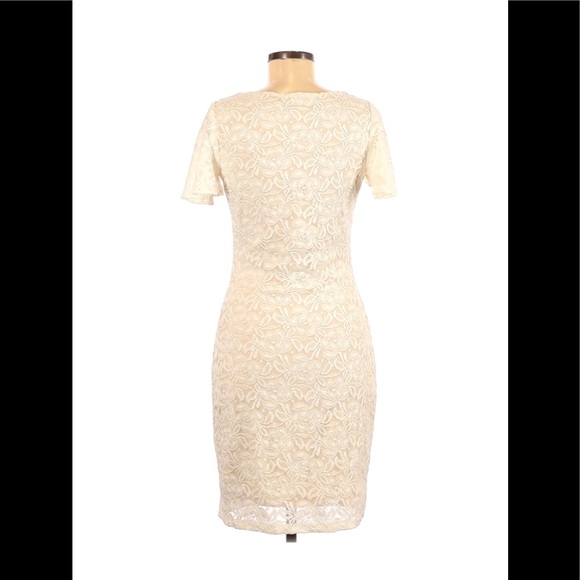 NWT BELLE BADGLEY MISCHKA Lace / Sequin Dress 10 - Picture 3 of 7